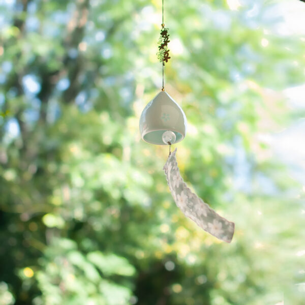 Hand-Painted Porcelain Wind Chime
